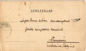 1899 Arad, Aradi vértanúk 50. évforduló emléklapja. Nyomta és kiadja Muskát M. / 13 Hungarian martyr...