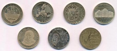 Románia 2011-2018. 50b Ni-sárgaréz (7xklf) közte 2016. 50b "Hunyadi János" T:1-,2
Romania...