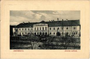 1911 Zsombolya, Hatzfeld, Jimbolia; Jemelka Ferencz szálloda és vendégfogadó. W.L. Bp. 6642. / hotel and restaurant