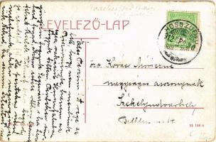 1912 Türkös, Turches (Négyfalu, Sacele); Fő tér, evangélikus templom, gőzfürdő. W.L. Bp. 6100. / mai...