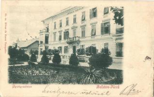 1900 Balatonfüred, Ipoly udvar. Köves és Boros 24. sz. (EK)