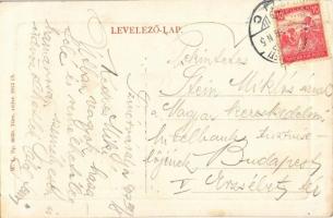 1917 Szinérváralja, Seini; Rákóczi utca, Görög katolikus templom, Állami Kisdedóvoda. W.L. Bp. 6020....