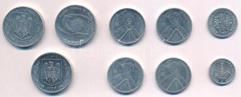 Románia 1951-2004. 1-500L Al (9xklf) T:1-,2
Romania 1951-2004. 1-500 Lei Al (9xdiff) C:AU,XF