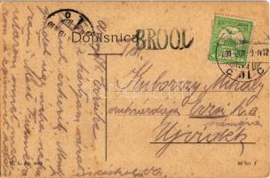 1909 Bród, Nagyrév, Slavonski Brod, Brod na Savi; Városi gázgyár / Gradska plinara / gas factory. W....