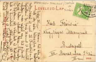 1913 Nagymihály, Michalovce; Kossuth Lajos utca, Spire varrógép üzlet. Landesman B. kiadása 2056. / ...