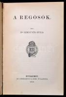 Dr. Sebestyén Gyula: A regösök. Magyar Népköltési Gyüjtemény. V. kötet. Bp.,1902, Athenaeum, XIV+505 p. Átkötött modern-keménykötés.