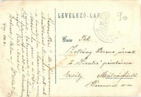 1907 Bihardobrosd, Dobrest-Govoresd, Dobresti; Bihari Erdőipar és Mészégető Részvénytársaság, iparva...