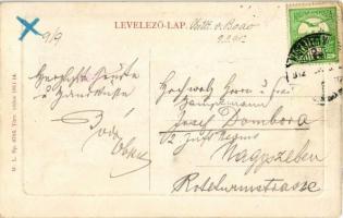 1912 Nagyszentmiklós, Sannicolau Mare; Fő utca. W.L. Bp. 6705. / main street