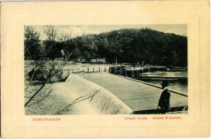 1914 Boksánbánya, Németbogsán, Bocsa; Bründl vízesés. W.L. Bp. 117. / waterfall