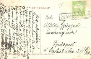 Zsombolya, Hatzfeld, Jimbolia; Gróf Csekonics kastély. W. L. Bp. 1988. Kiadja Bundy Ferenc / castle ...