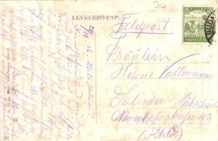 1916 Kézdivásárhely, Targu Secuiesc; Városi vigadó szálloda, Kovács János műmalmának lisztraktára, K...