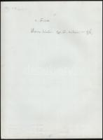 Marosi László(?-?): Szociofotók, 5 db, hátoldalon feliratozva, 40×30 cm