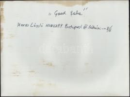 Marosi László(?-?): Szociofotók, 5 db, hátoldalon feliratozva, 40×30 cm