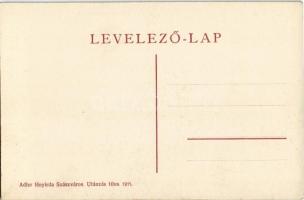 Zajkány, Zeicani; Hunyadi emlékoszlop télen (1992-ben  ledöntötték és ellopták). Adler fényirda 1911...