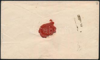 15kr on cover "PESTH" + "NACH ABGANG DER POST" - Pécs 15kr levélen "PESTH&q...