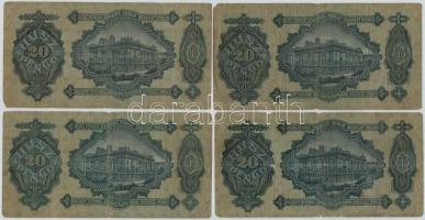 1930. 20P (4x) T:III,III-