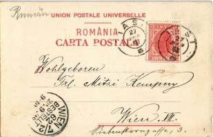 1898 (Vorläufer!) Bucharest, Bukarest, Bucuresti; Salutari din Romania. Soseaua Kiseleff, Biserica S...