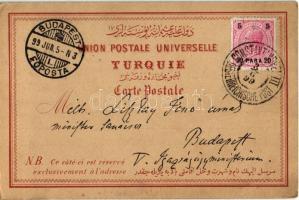 1899 (Vorläufer!) Constantinople, Istanbul; Ambassade anglaise a Therapia, Mer noire Fanaraki. Salut...