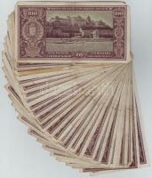 1945. 100P (28x) közte 2db sorszámkövető T:III,III-