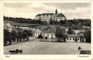 Léva, Levice; Tanítóképző, Szénássy vendéglő, étterem / teachers' training institute, restaurant (EK)