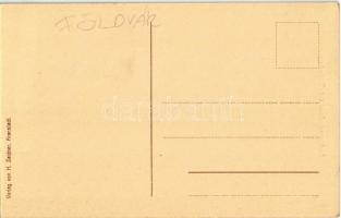 Barcaföldvár, Földvár, Marienburg, Feldioara; Deák emlék. H. Zeidner / Studentendenkmal / monument