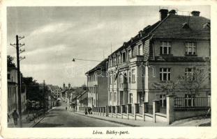 Léva, Levice; Báthy part, utcakép. Hajdú foto / street view (EB)