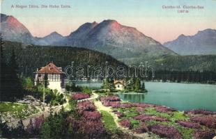 1914 Tátra, Magas Tátra, Vysoké Tatry; Csorba tó / Csorber See / Strbské pleso / lake (EK)