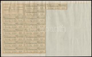 Soroksár 1930. "Soroksár-Haraszti-Taksonyi Takarékpénztár R.T." részvénye 50P-ről, szelvén...