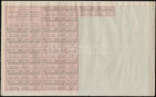 Soroksár 1930. "Soroksár-Haraszti-Taksonyi Takarékpénztár R.T." öt részvénye egyben, össze...