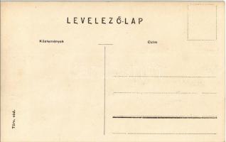 Pécs. Üdvözlet virággal. Scharf Robné kiadása