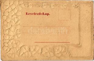 Pécs, Magyar Nemzeti Színház. Szecessziós dombornyomott keret / Emb. Art Nouveau frame