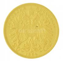 Ausztria 1894. 20K Au "Ferenc József" (6,75g/0.900) T:1-,2
 Austria 1894. 20 Corona Au &q...