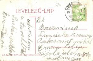 1912 Korompa, Krompach, Krompachy; Evangélikus templom. W. L. Bp. 2739. Dall' Asta János kiadás...