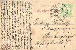 1911 Tornalja, Tornallya, Tornala; Pályaudvar, vasútállomás, létra. W. L. (?) No. 1135. / Bahnhof / ...