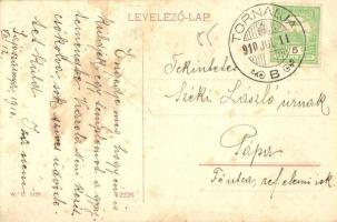 1910 Tornalja, Tornallya, Tornala; Református templom. W. L. 1128. / Calvinist church (EK)