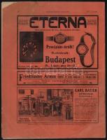 1913 Magyar Órások Szaklapja és Magyar ékszeripar. XV. évf. 12. sz., 1913. jun. 15. Szerk.: Nagy Lás...