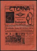 1913 Magyar Órások Szaklapja és Magyar ékszeripar. XV. évf. 17. sz., 1913. szeptember. 1. Szerk.: Na...