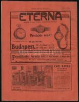 1913 Magyar Órások Szaklapja és Magyar ékszeripar. XV. évf. 8. sz., 1913. április 15. Szerk.: Nagy L...