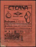 1913 Magyar Órások Szaklapja és Magyar ékszeripar. XV. évf. 5. sz., 1913. március 1. Szerk.: Nagy Lá...