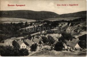 1928 Agostyán, Ágostyán (Tata); utca részlet a hegyoldalról
