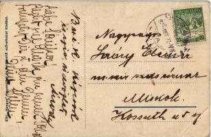 Adony, Dunai részlet a fürdővel, mosóasszonyok, fürdőház. Hangya Szövetkezet kiadása (EK)