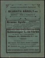 1907 Magyar Órások Szaklapja. IX. évf. 11. sz., 1907. jun. 1. Szerk.: Nagy László. Papírkötés, szaka...