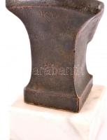 Jelzett Gorkij szobor márvány talapzaton 17 cm