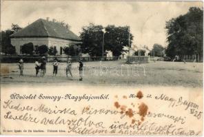 1901 Nagybajom, Somogy-Nagybajom; Kongó út. Steiner Ignác és fia kiadása (EK)