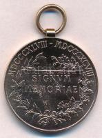 1898. "Jubileumi Emlékérem Polgári Alkalmazottak Számára" Br kitüntetés mellszalag nélkül ...