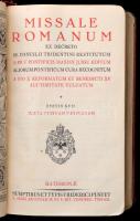 Missale Romanum Editio XVII- Német kiadás, kb 1930. Egészbőr kötésben