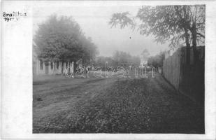 1917 Brailitza, Brailita (Braila); street view with Orthodox cathedral. photo