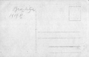 1917 Brailitza, Brailita (Braila); street view with Orthodox cathedral. photo