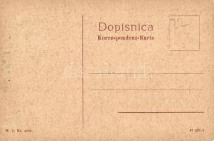 Brod, Bosanski Brod; Kolodvor / Bahnhof / railway station, barrel. W. L. Bp. 4990. (EB)