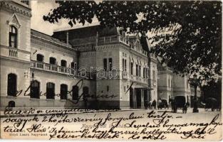 1905 Nagyvárad, Oradea; indóház, vasútállomás. Kapható Rákos Vilmosnál / Bahnhof / railway station  (Rb)